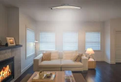 Plafonnier LED 'Bow' 30 W chromé