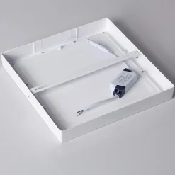 Plafonnier led Carré en saillie 6W 120x120mm Blanc Chaud 3000K