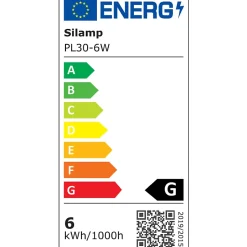 Plafonnier LED Carré 6W 220V - Blanc Neutre 4000K - 5500K - SILAMP