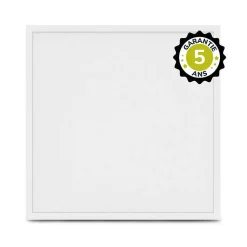 Plafonnier LED Carré 595x595mm - 28W - 6000K - Blanc Jour - Garantie 5 ans