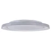 Plafonnier LED CLAIRE D 50.5cm H 7.5cm metal plastique blanc 1600lm dimmable CCT 3000 a 5000K LEDs integrees veilleuse