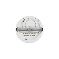 Plafonnier LED Encastrable Dimmable AC220/240V 12W 850lm 100 IP40/20 IK08 166mm - CCT perçage 50mm