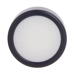 Plafonnier LED encastrable rond avec transformateur intégré, IP44, 2 types de fixation, extra plat, 800 Lumens, CCT