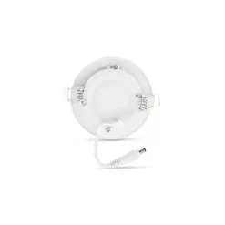 Plafonnier LED Encastrable Blanc 3W 180lm 120 85mmx22mm - Blanc Chaud 3000K