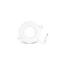 Plafonnier LED Encastrable Blanc 3W 180lm 120 85mmx22mm - Blanc Chaud 3000K