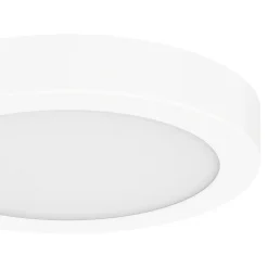 Plafonnier LED integrée 12W 1200lm blanc Ø.21,5cm GoodHome, Aius