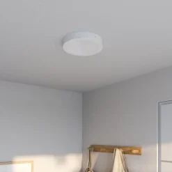 Plafonnier LED integrée 12W 1200lm blanc Ø.21,5cm GoodHome, Aius