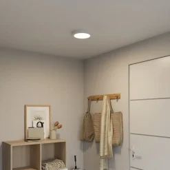 Plafonnier LED integrée 12W 1200lm blanc Ø.21,5cm GoodHome, Aius