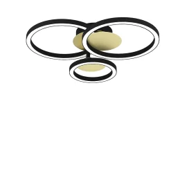 Plafonnier LED intégré 19.2W IP20 blanc chaud Dunalux l.25 x L.35 x H.8 cm