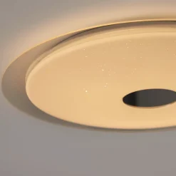 Plafonnier LED intégrée + anneau 2 en 1 Colours Angoon blanc neutre et blanc chaud 4000K Taille L