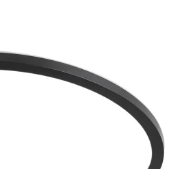 Plafonnier LED intégrée dimmable 3000lm 24W IP44 blanc froid, blanc neutre et blanc chaud GoodHome Flush noir mat h.2.5 x ø42 cm