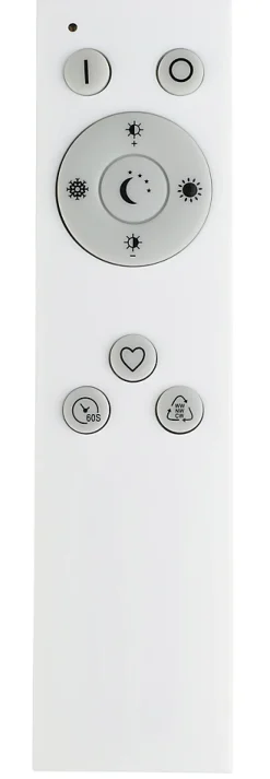 Plafonnier LED intégrée dimmable 3000lm 24W IP44 blanc froid, blanc neutre et blanc chaud GoodHome Flush blanc mat h.2.5 x ø42 cm