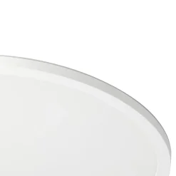 Plafonnier LED intégrée dimmable 3000lm 24W IP44 blanc froid, blanc neutre et blanc chaud GoodHome Flush blanc mat h.2.5 x ø42 cm