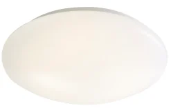 Plafonnier LED intégrée 1000lm 8W blanc neutre GoodHome Dea blanc H.8 x Ø25 cm