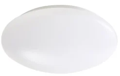Plafonnier LED intégrée 1000lm 8W blanc neutre GoodHome Dea blanc H.8 x Ø25 cm