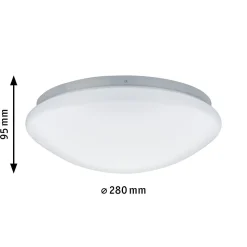 Plafonnier LED Leonis Détecteur de mouvement crépusculaire (HF) IP44 4000K 780lm 230V 10,5W Blanc
