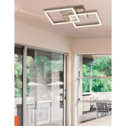 Plafonnier LED moderne BARD 39W Anthracite 3394-29-282 Fabas Luce
