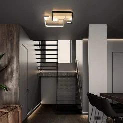 Plafonnier LED NETTLIFE, lampe de plafond moderne pour chambre à coucher, couloir