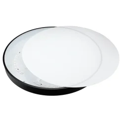 Plafonnier LED Noir 54W 60cm - Blanc Neutre 4000K - 5500K - SILAMP