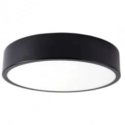 Plafonnier LED Noir 18W 25cm - Blanc Chaud 2300K - 3500K - SILAMP