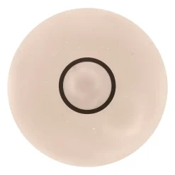 Plafonnier LED PICTON 31 cm metal plastique blanc chaud effet cristal LED fixes pour pieces habitation ou bureaux