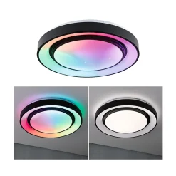 Plafonnier LED Rainbow With rainbow effect RGBW+ 1500lm 230V 38,5W gradable Noir Blanc