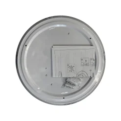 Plafonnier LED rond 33 cm noir et blanc 2000 lm 4000K Babilon Light Prestige