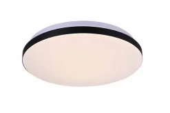Plafonnier LED rond 33 cm noir et blanc 2000 lm 4000K Babilon Light Prestige