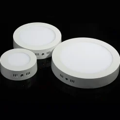 Plafonnier led Rond en saillie 6W 120mm Blanc Froid 6000K