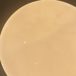 Plafonnier LED Rond Plat 48W Etoilé - Blanc Froid 6000K - 8000K - SILAMP