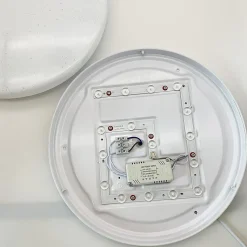 Plafonnier LED Rond Plat 48W Etoilé - Blanc Froid 6000K - 8000K - SILAMP