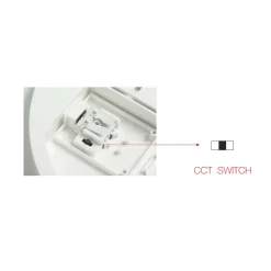 Plafonnier LED rond 25W CCT Switch IP54