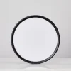 Plafonnier LED Rond 18W Extra-Plat CCT 23 cm, Lampe Superslim Sceneswitch 3 ambiances - Noir