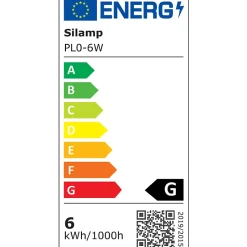 Plafonnier LED Rond 6W 220V - Blanc Froid 6000K - 8000K - SILAMP