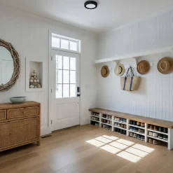 Plafonnier LED 36W 3600 lm 3CCT 29 cm IP20 rond noir MILENA HOROZ