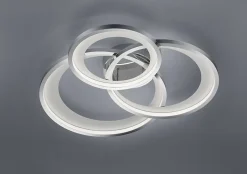 Plafonnier Led 36W 4300 Lm, Chrome, métal - TRIO - GRANADA