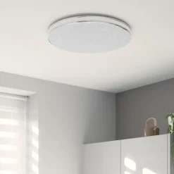 Plafonnier LED 24W blanc Ø.40cm blanc neutre 2500lm