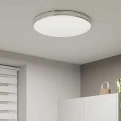 Plafonnier LED 24W blanc Ø.40cm blanc neutre 2500lm