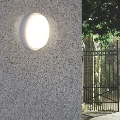 Plafonnier LED 8W Blanc Rond IP65 - Blanc Neutre 4200k - 5500k - SILUMEN