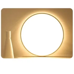 Plafonnier LED 18W Bois Chêne 28cm - Blanc Neutre 4000K - 5500K - SILAMP