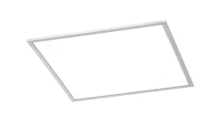 Plafonnier LED 31W 3600lm 3000K nickel mat blanc dimmable - Trio - Phoenix
