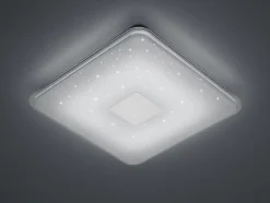 Plafonnier LED 21,5W SMD effet ciel étoilé, 2400 lm, 3000-5500K, dimmable avec télécommande - Trio - Samurai