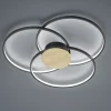 Plafonnier LED 40W SMD, 4800lm, 3000K, noir mat - Trio - Sedona