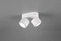 Plafonnier LED 5W, 2x450lm, 3000K, Orientable, Encastrable ou en saillie - Trio - Taurus