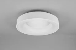 Plafonnier LED, 1x SMD, 27W, 3200lm, 4000K, Blanc mat - Trio - Girona