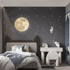 Plafonnier Light Prestige Luna gris LED 4000K 1 pièce.