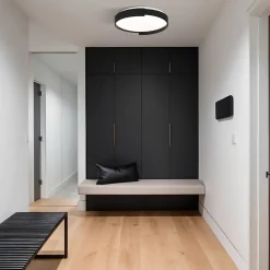 Plafonnier Light Prestige Halo noir LED CCT 3000, 4000, 6000 (réglable) 1 pc.