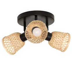 Plafonnier Lio beige 25x21cm - Atmosphera