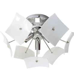Plafonnier luminaire blanc 3 lampes ou Applique murale ou plafond interieur