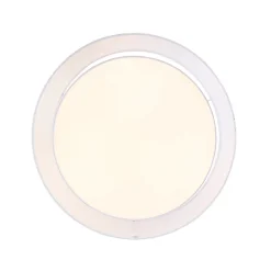 Plafonnier moderne blanc 50 cm 3 lumières - Drum Duo